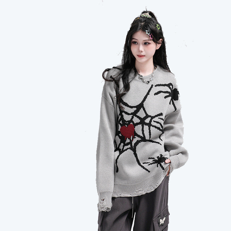 Halloy™ Maychao Spiders Knitted Sweater