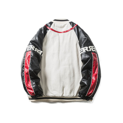 Halloy™ Stitching Racing Baseball Jacket