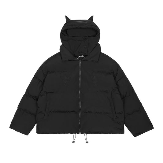 Halloy™ Horn Masked Hooded Coat