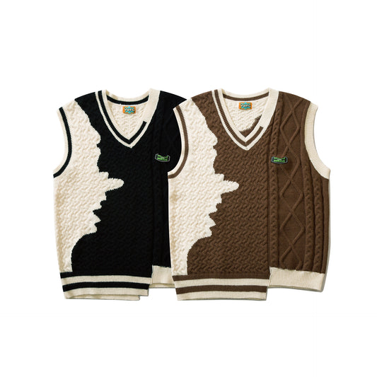 Halloy™ Personality Knitting Sweater Vest