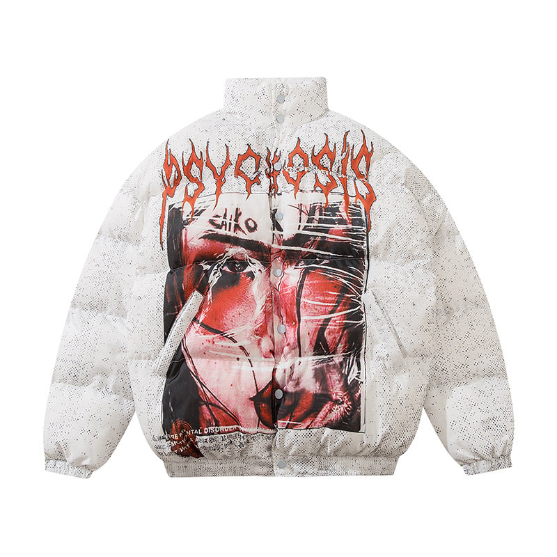 Halloy™ "PSYCHOSIS" Puffer Jacket