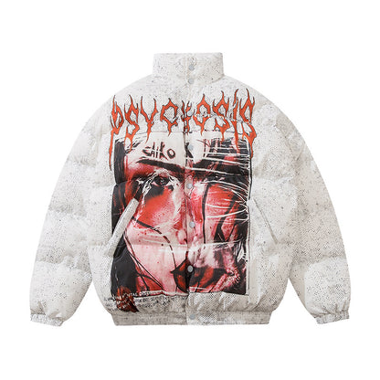 Halloy™ "PSYCHOSIS" Puffer Jacket