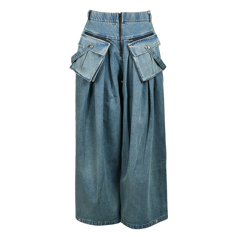 Halloy™ Women's Denim Two-piece Set