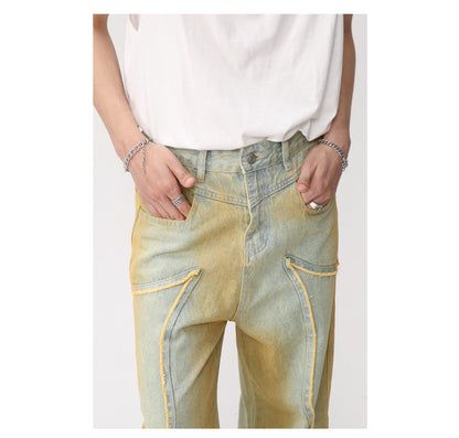 Halloy™ Contrast Vintage Jeans