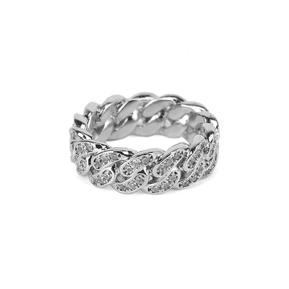 Halloy™ Gold And Silver Bungee Diamond Ring