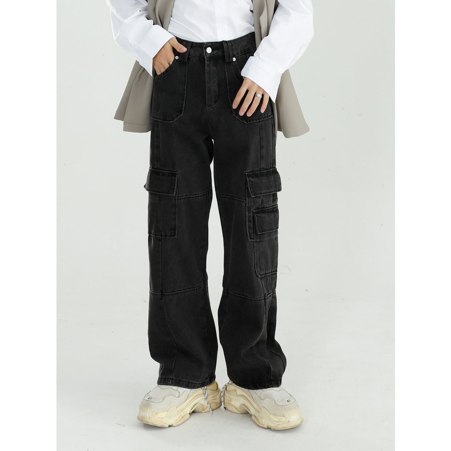 Halloy™ Lazy Cargo Jeans