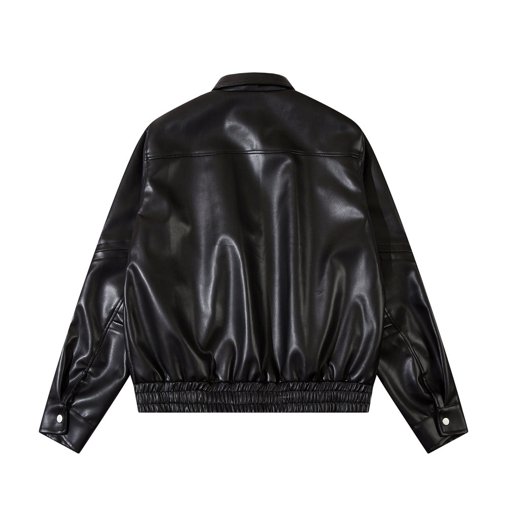 Halloy™ Rock Loose PU Leather Jacket