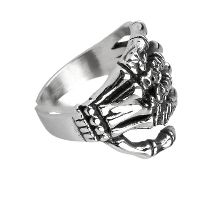 Halloy™ Palm Skull Titanium Steel Ring