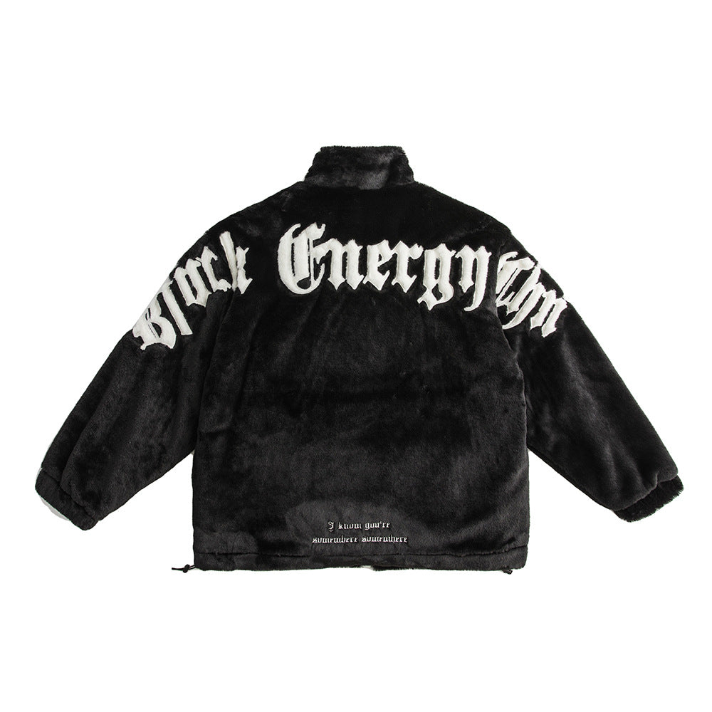 Halloy™ Furry Embroidered Jacket