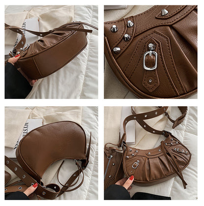 Halloy™ Rivet Loco Incline Shoulder Bag