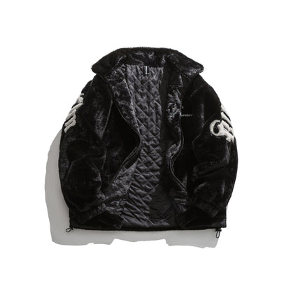 Halloy™ Furry Embroidered Jacket