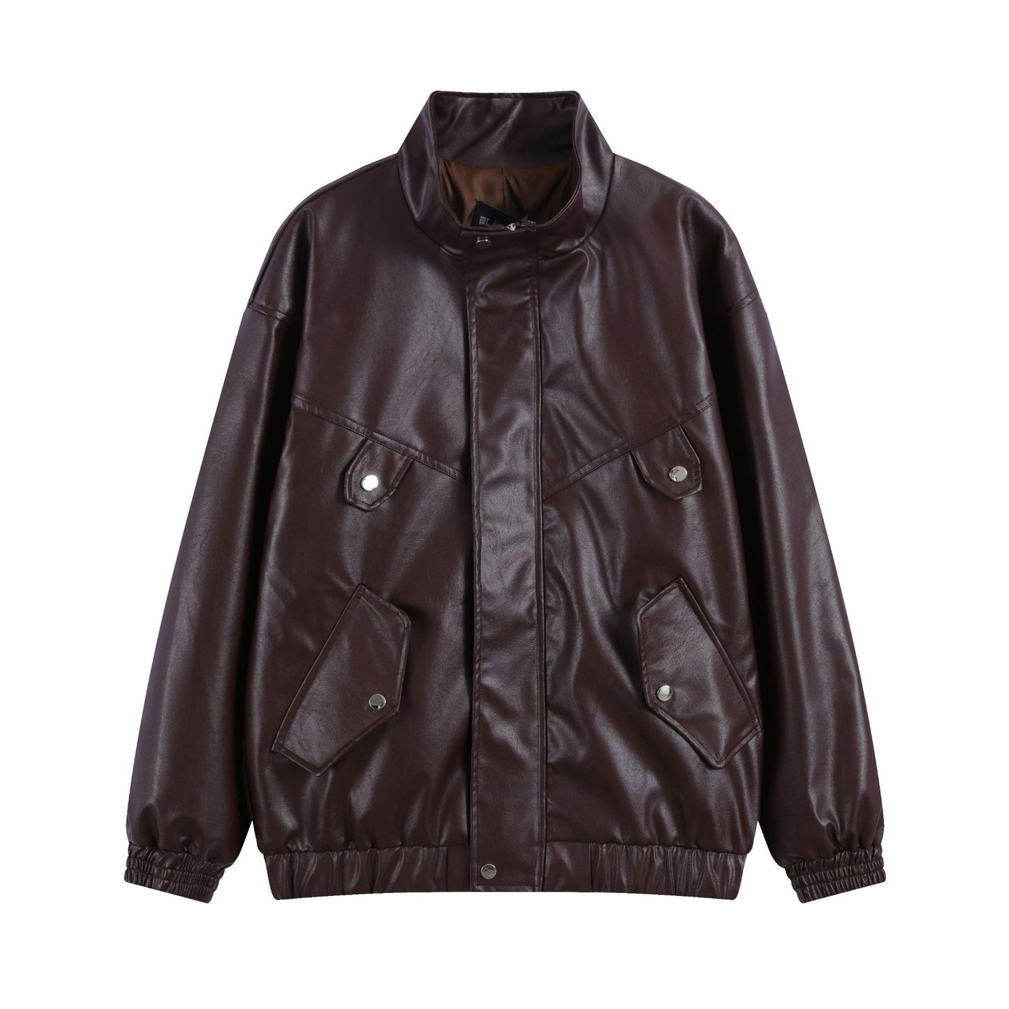 Halloy™ Minimal Men's Leather Jacket Coat