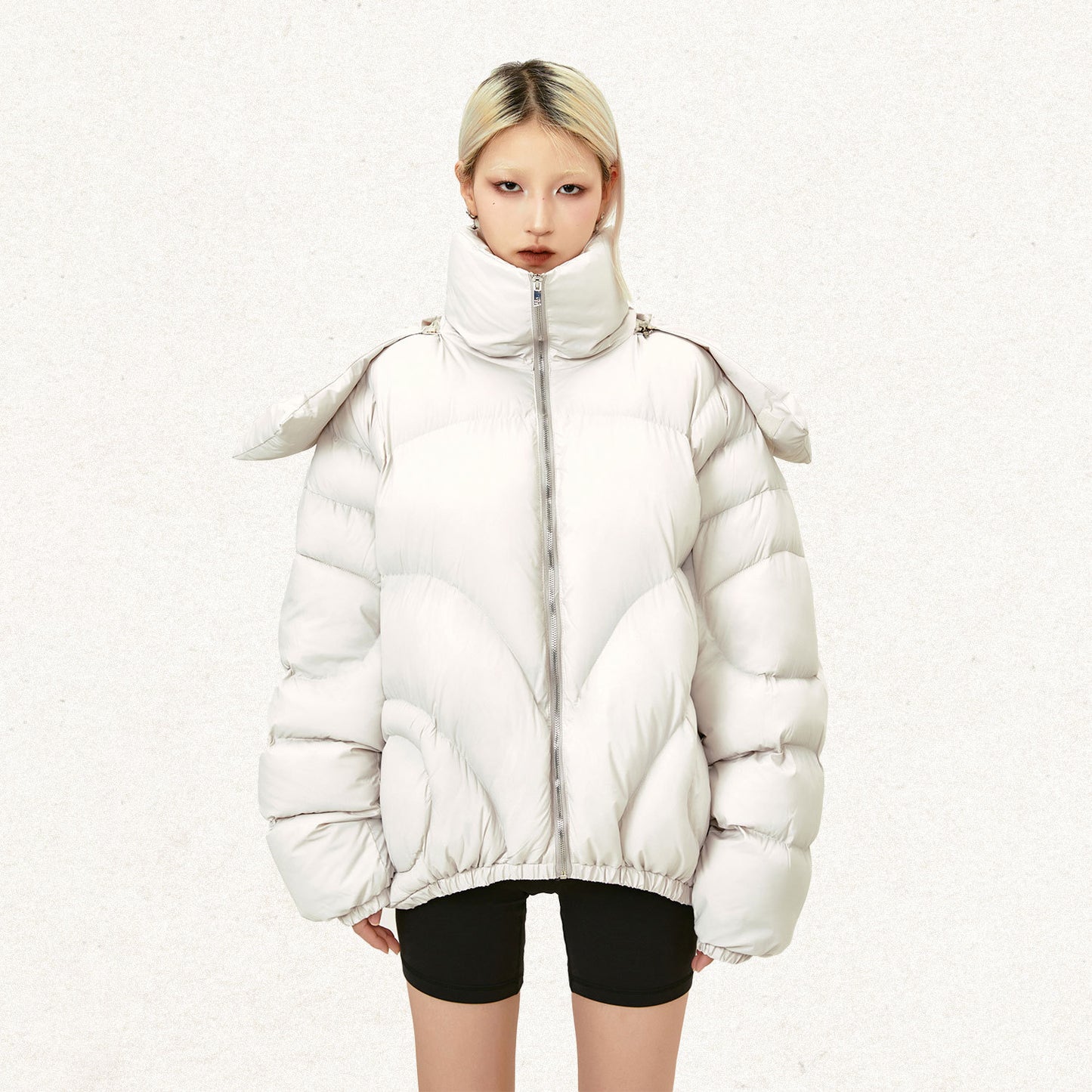 Halloy™ Masked Puffer Jacket