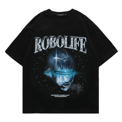 Halloy™ American High Street ROBOLIFE Loose T-shirt