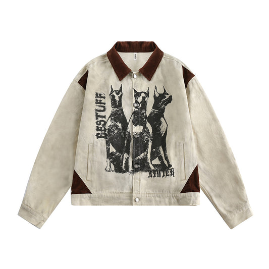 Halloy™ "Three Dogs" Jacket Coat