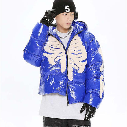 Halloy™ Skeleton Puffer Jacket