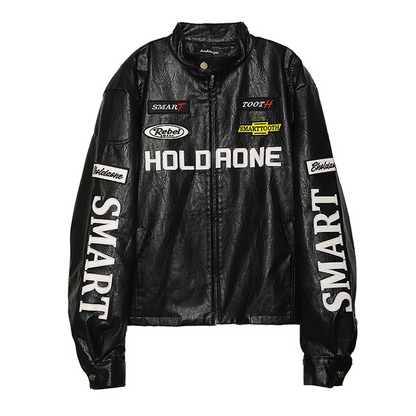 Halloy™ Letter Racing Motorcycle Jacket