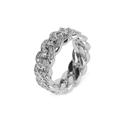 Halloy™ Gold And Silver Bungee Diamond Ring